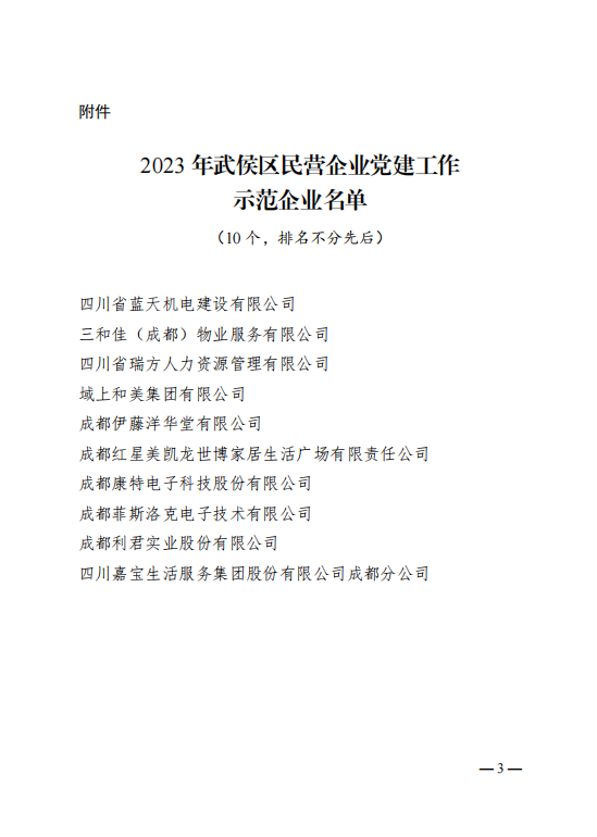 喜報(bào)!瑞方人力獲評(píng)“2023年武侯區(qū)民營(yíng)企業(yè)黨建工作示范企業(yè)”稱號(hào) 第2張 喜報(bào)!瑞方人力獲評(píng)“2023年武侯區(qū)民營(yíng)企業(yè)黨建工作示范企業(yè)”稱號(hào) 第2張
